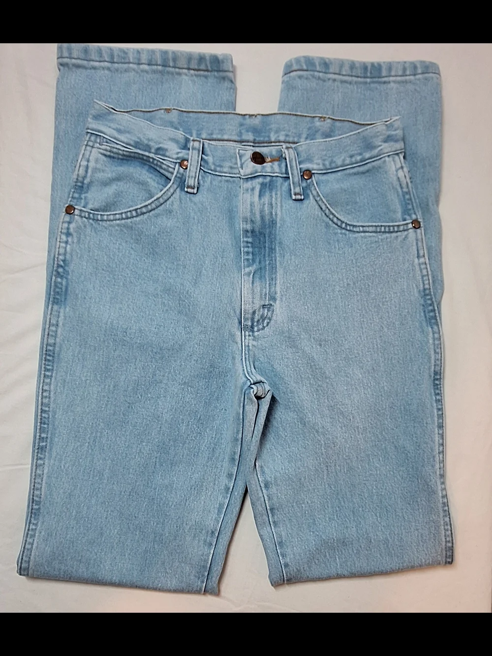 Wrangler 936GBH Cowboy Cut Slim Fit Jeans Light Wash 29x34 EXCELLENT